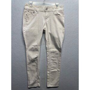 Guess Medium Rise Skinny Sarah Fit White Jeans